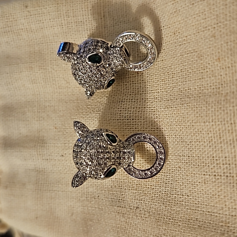 Eye Candy LA Jaguar Stud Earrings